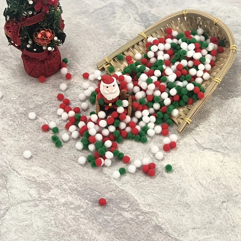 Mini Christmas Pom Pom Crafting Kit  400200100pcs Available