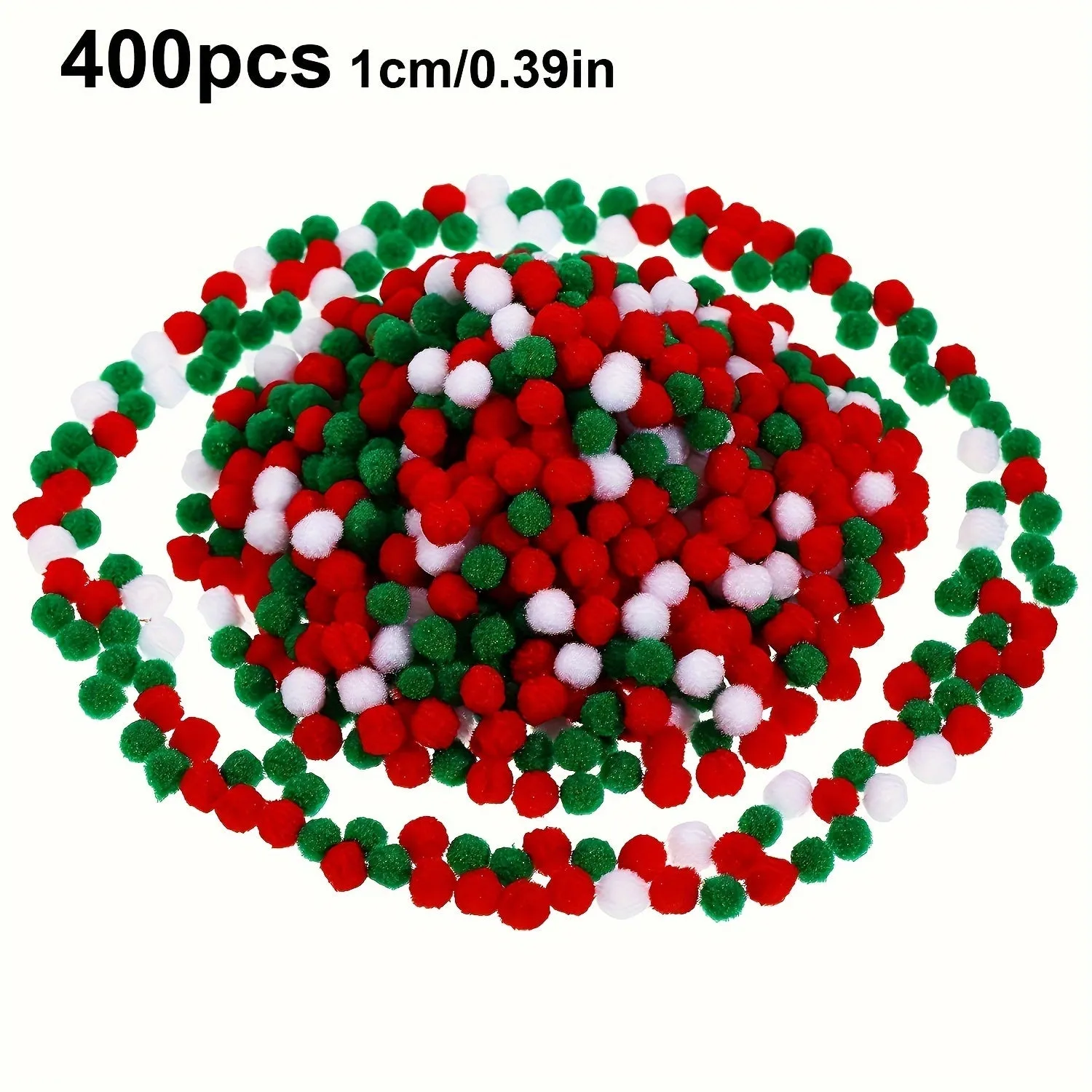 Mini Christmas Pom Pom Crafting Kit  400200100pcs Available