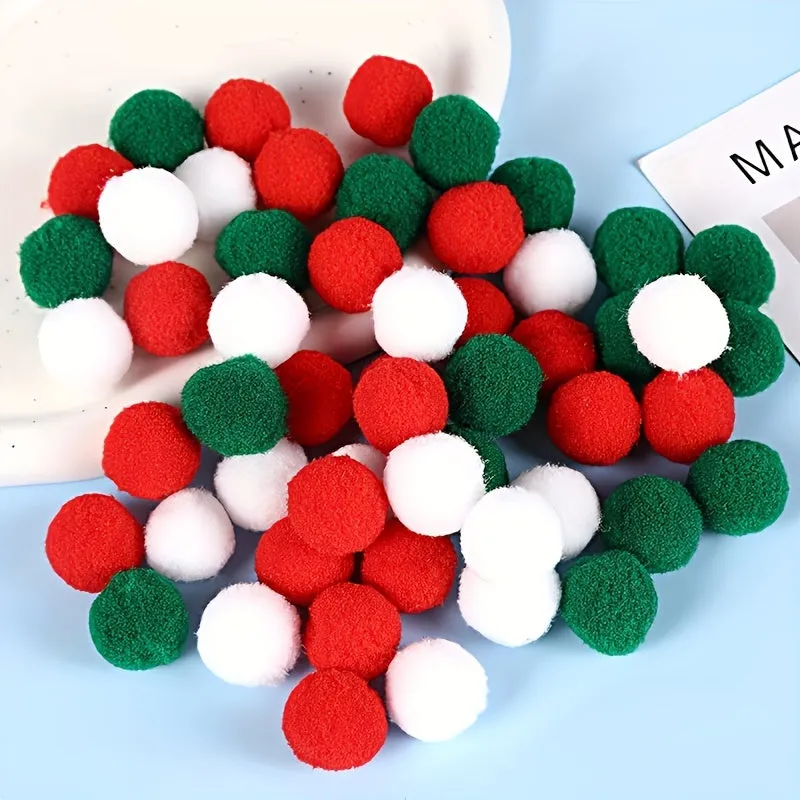 Mini Christmas Pom Pom Crafting Kit  400200100pcs Available