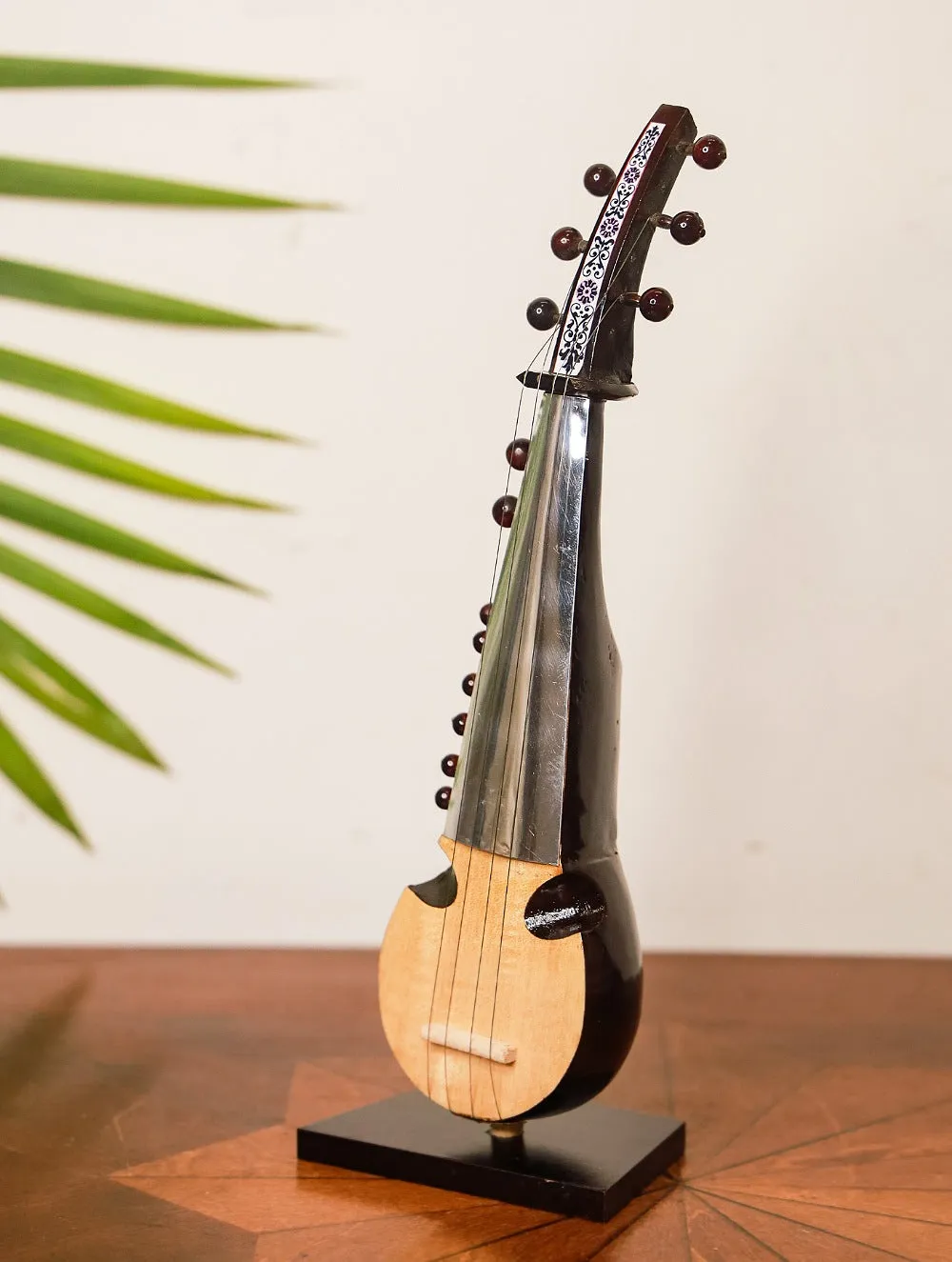 Miniature Wooden Musical Instrument - The Sarod