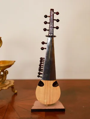 Miniature Wooden Musical Instrument - The Sarod