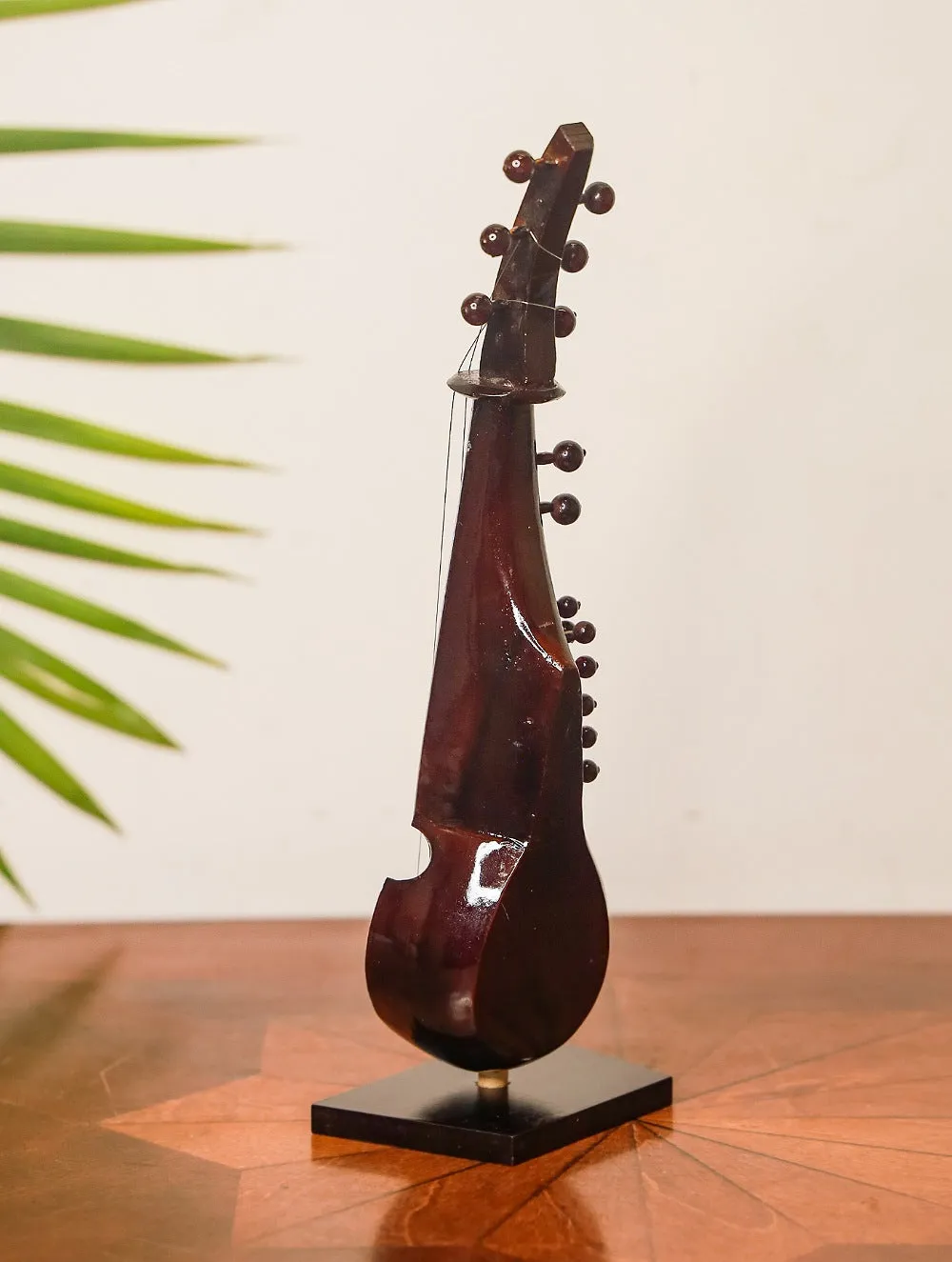 Miniature Wooden Musical Instrument - The Sarod