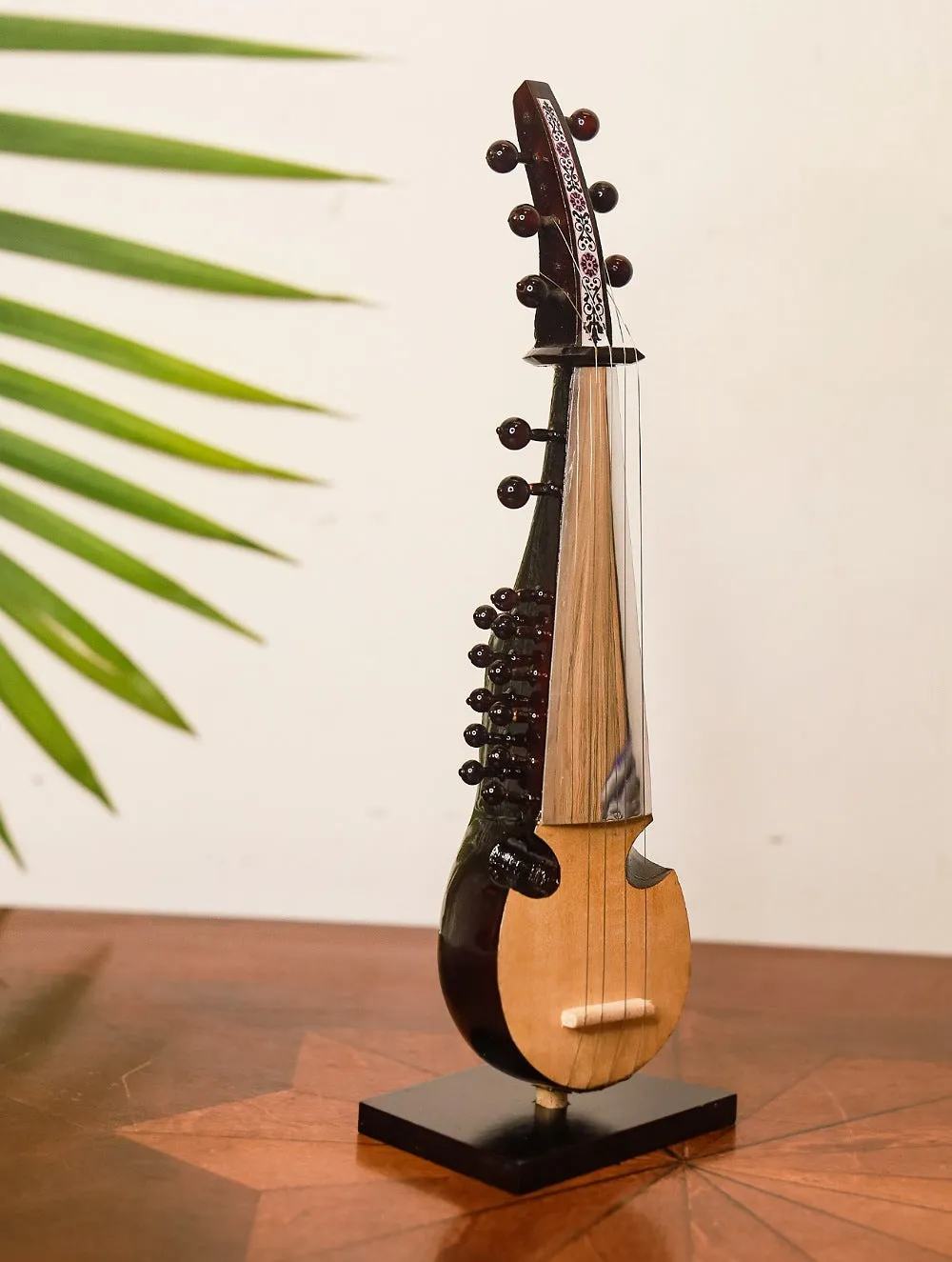 Miniature Wooden Musical Instrument - The Sarod