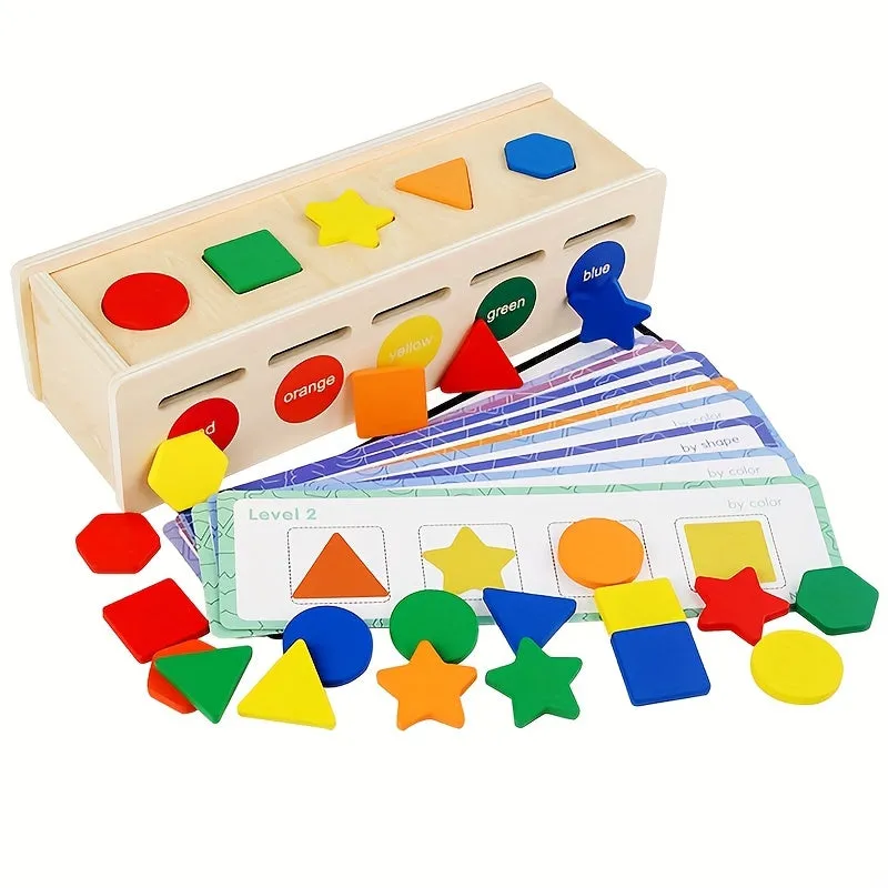 Montessori Educational Toys Shape Sorting Box  Building Blocks