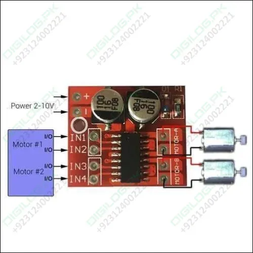 Mx1508 Mini Dual Channel 1.5a Dc Motor Driver Module Mini L298n Replacement