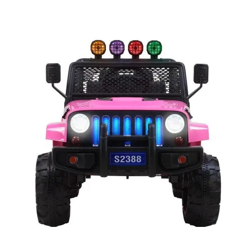 New 2025 | 12V Kids Ride On Cool Jeep Truck Upgraded with Wheels Suspension | Small 2 Seat | Remote | Up To 5-7 Kph