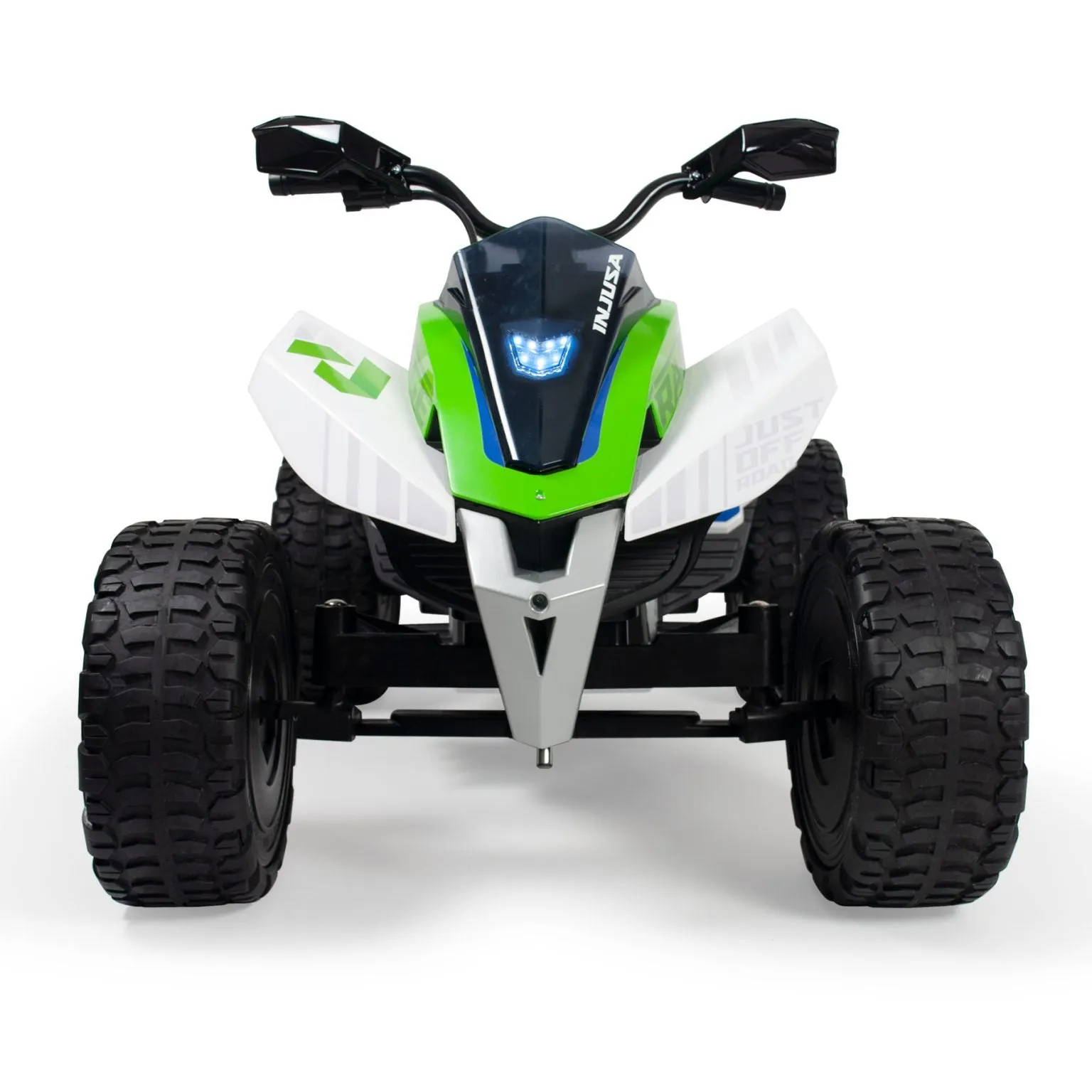 New 2025 Upgraded XXL Racing Edition 24V Kids Quad /ATV | Rubber Wheels/10kmh | Big 1 Seater | Ages 5 