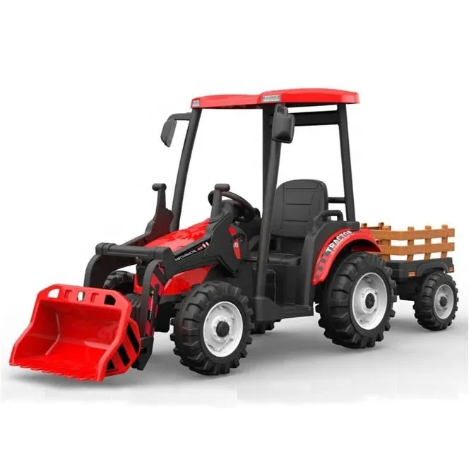 New 2025 XXL All Terrain Rhino 24V Upgraded Tractor Ride On | 1 Seater | Leather Seat | Heavy Duty Tires | Ages 3-9 | Remote