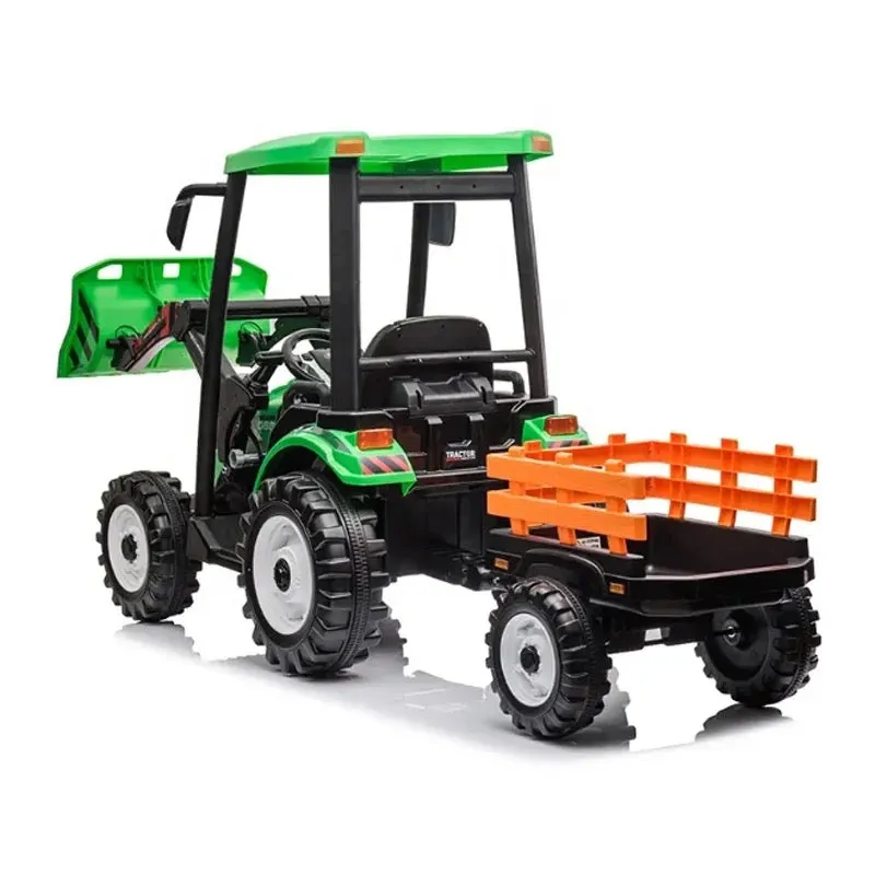 New 2025 XXL All Terrain Rhino 24V Upgraded Tractor Ride On | 1 Seater | Leather Seat | Heavy Duty Tires | Ages 3-9 | Remote