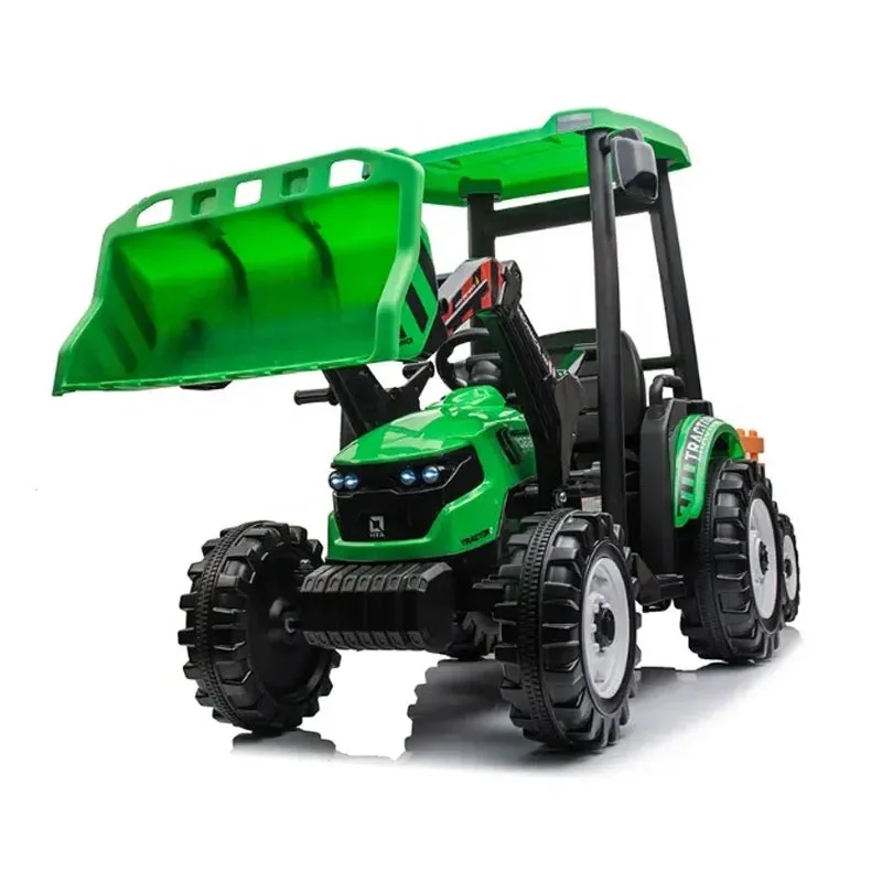 New 2025 XXL All Terrain Rhino 24V Upgraded Tractor Ride On | 1 Seater | Leather Seat | Heavy Duty Tires | Ages 3-9 | Remote