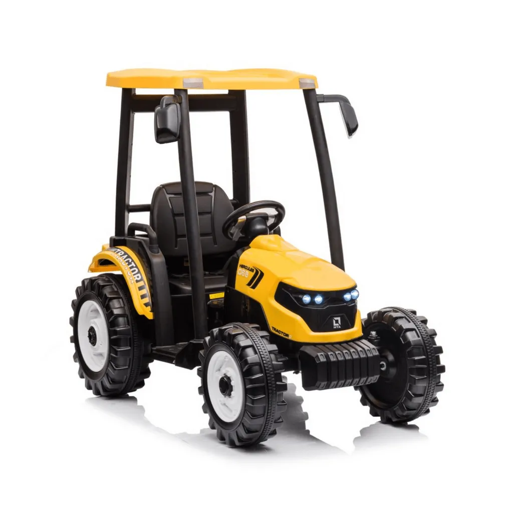 New 2025 XXL All Terrain Rhino 24V Upgraded Tractor Ride On | 1 Seater | Leather Seat | Heavy Duty Tires | Ages 3-9 | Remote