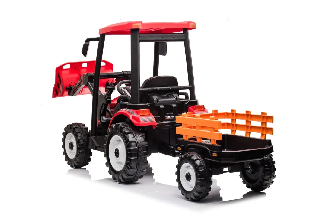 New 2025 XXL All Terrain Rhino 24V Upgraded Tractor Ride On | 1 Seater | Leather Seat | Heavy Duty Tires | Ages 3-9 | Remote