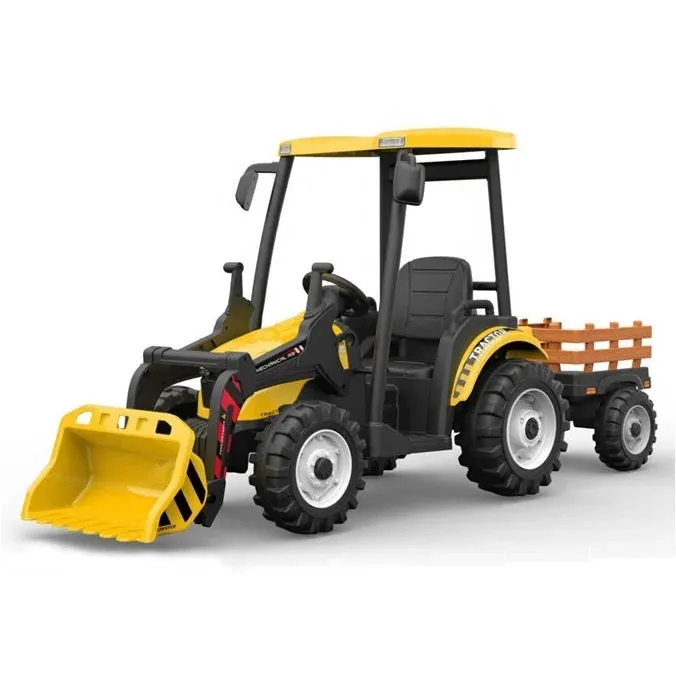 New 2025 XXL All Terrain Rhino 24V Upgraded Tractor Ride On | 1 Seater | Leather Seat | Heavy Duty Tires | Ages 3-9 | Remote