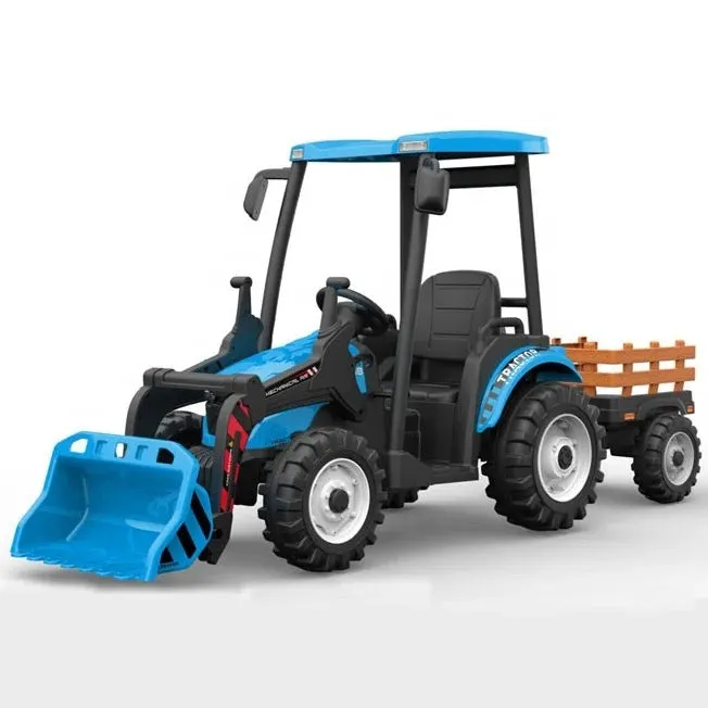 New 2025 XXL All Terrain Rhino 24V Upgraded Tractor Ride On | 1 Seater | Leather Seat | Heavy Duty Tires | Ages 3-9 | Remote