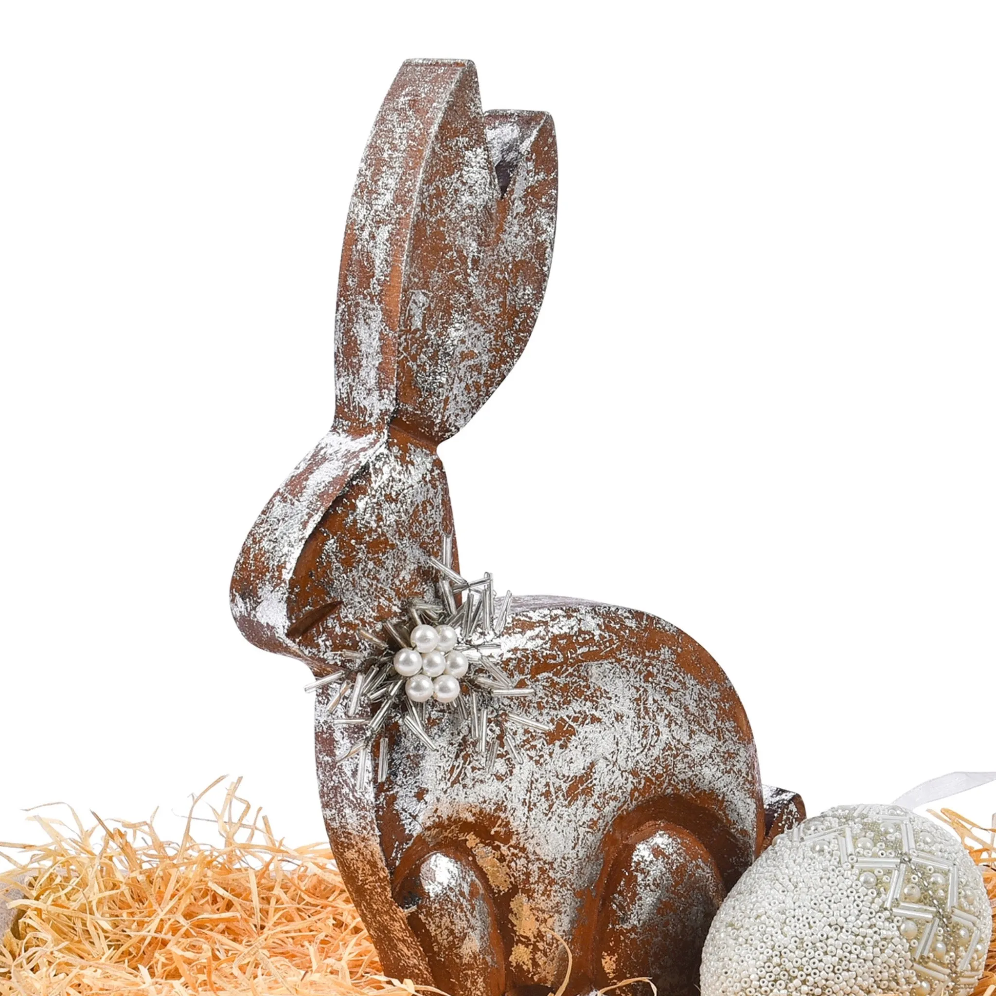 No Bunny Like U Spring | Easter Decor in Natural, Silver