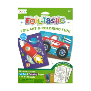 Ooly Foil-tastic Foil Art & Coloring Set - Gadgets and Gizmos