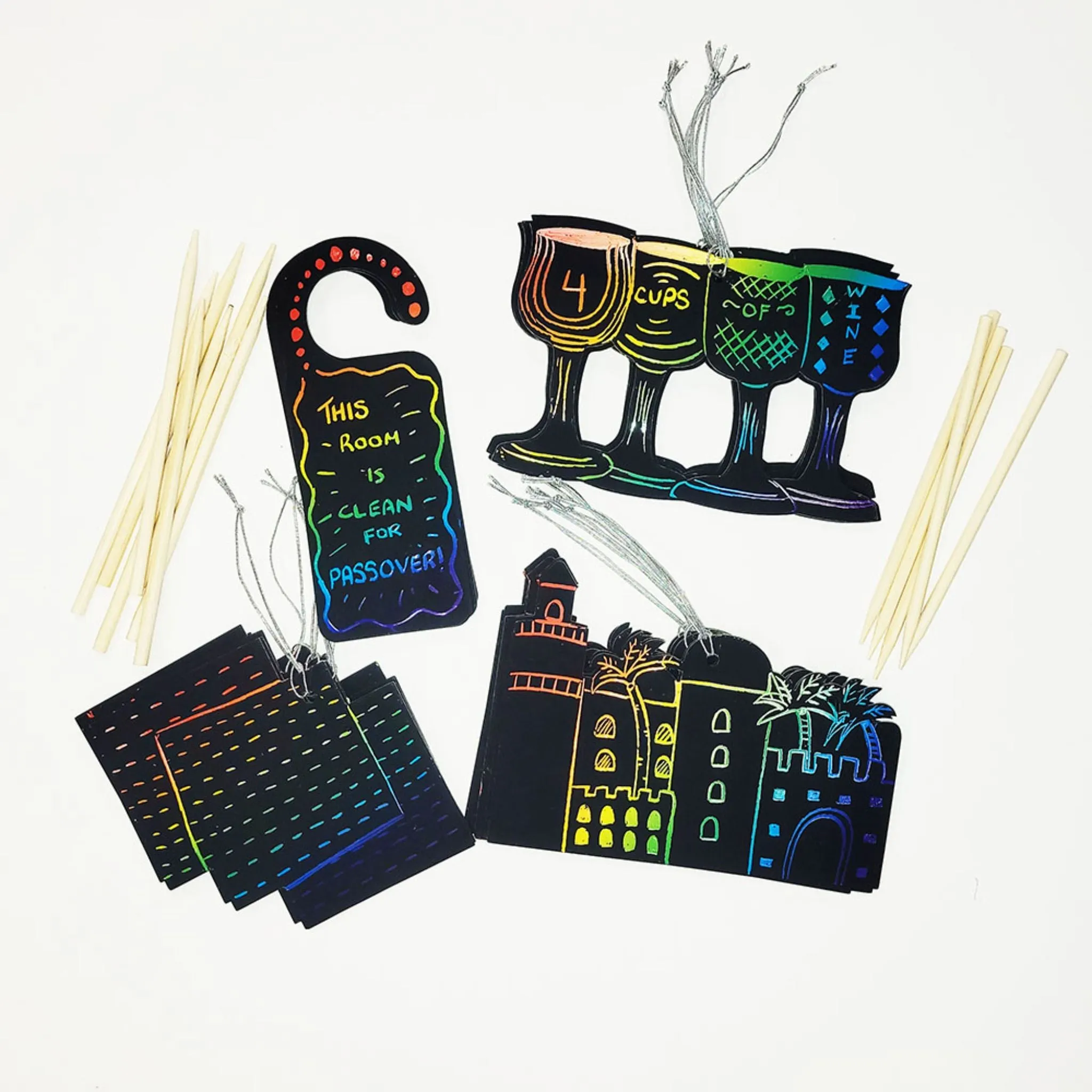 Passover Scratch Paper Kit