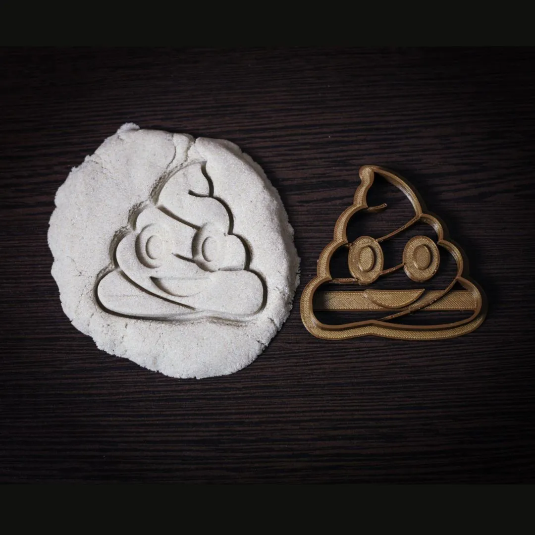 Poop Emoji Cookie Cutter | biscuit cutters | party cookie cutter