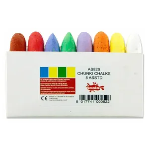 Scola Chunki Chalks 8 Pack