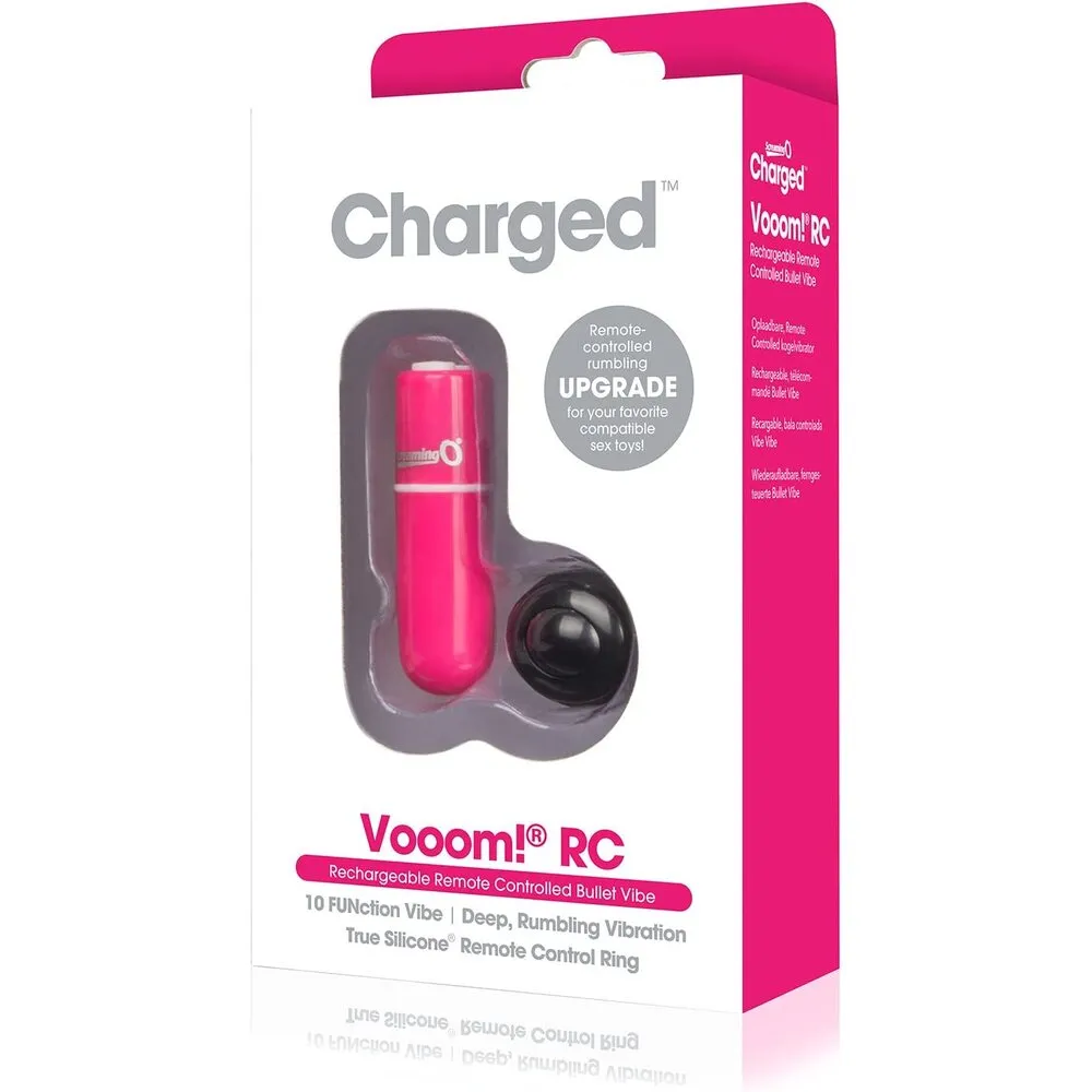 Screaming O Charged Vooom Rechargeable Remote Control Bullet Pink