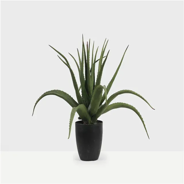 Small Faux Potted Succulent Plant Artificial Aloe Vera Plant For Home Garden Living Room Backyard Decor Yooly Plants - YL04467