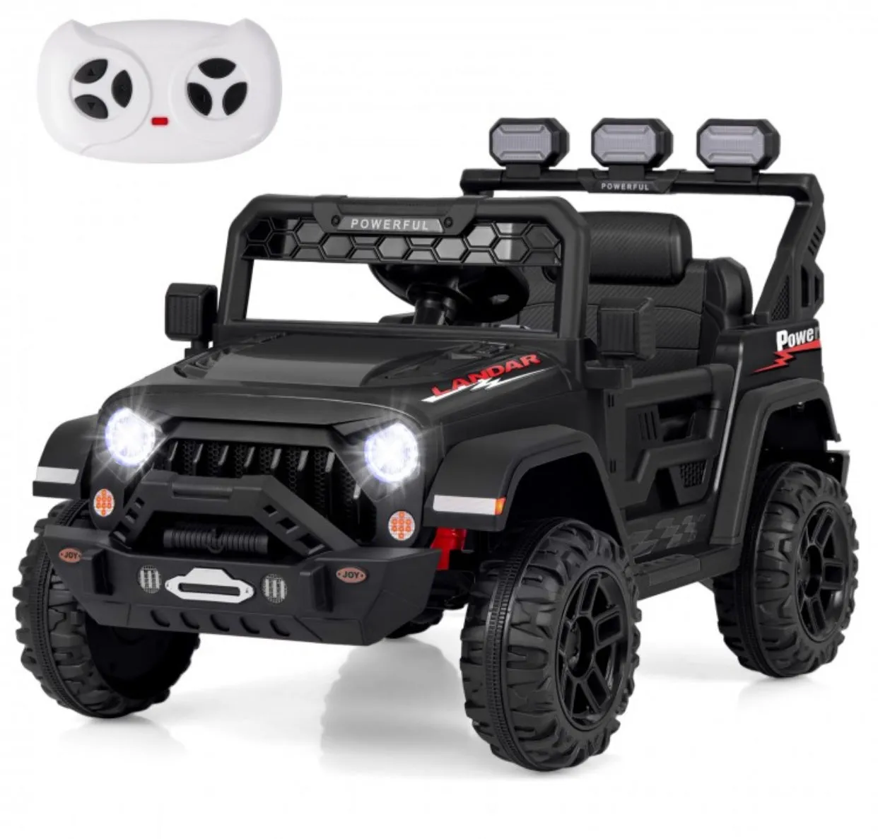 Super Cool 2025 Landar Power Jeep Style 12V | 1 Seater Kids Ride On Car | LED Lights | Music | Remote