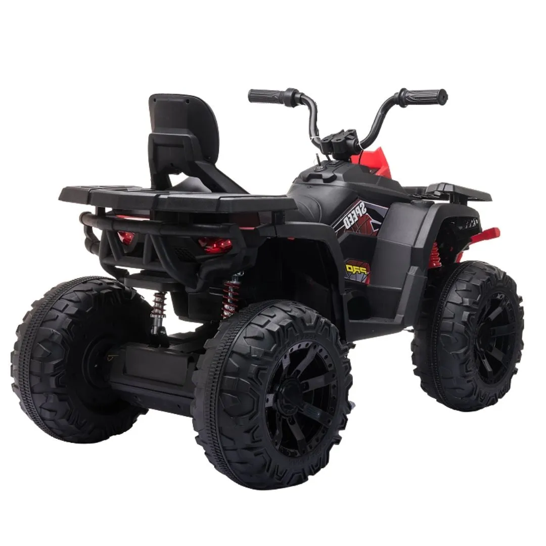 Super Cool 2025 Speed Upgraded 24V Kids Ride On 2 Seater | Leather Seat | Rubber Tires