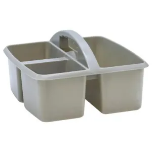 Teacher Created Resources Gray Plastic Storage Caddy (Pack of 6)