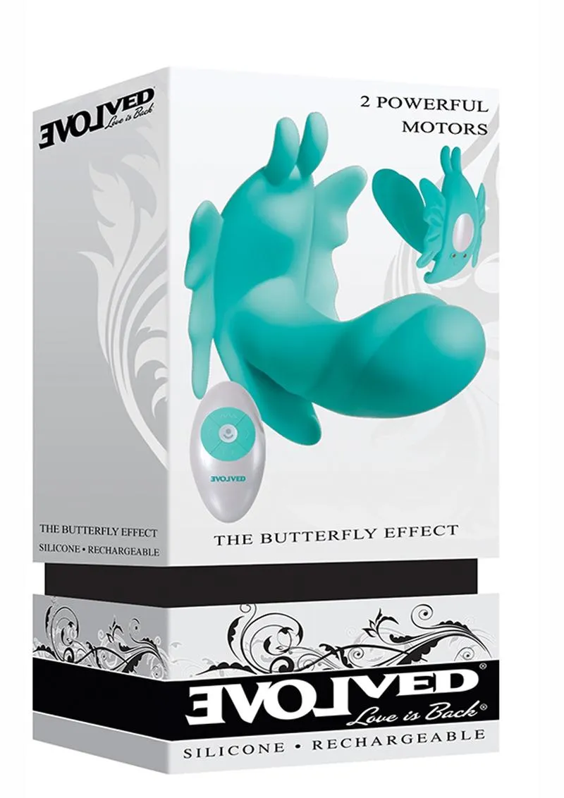 The Butterfly Effect Rechargeable Silicone Dual Motor Vibrator with Remote Control