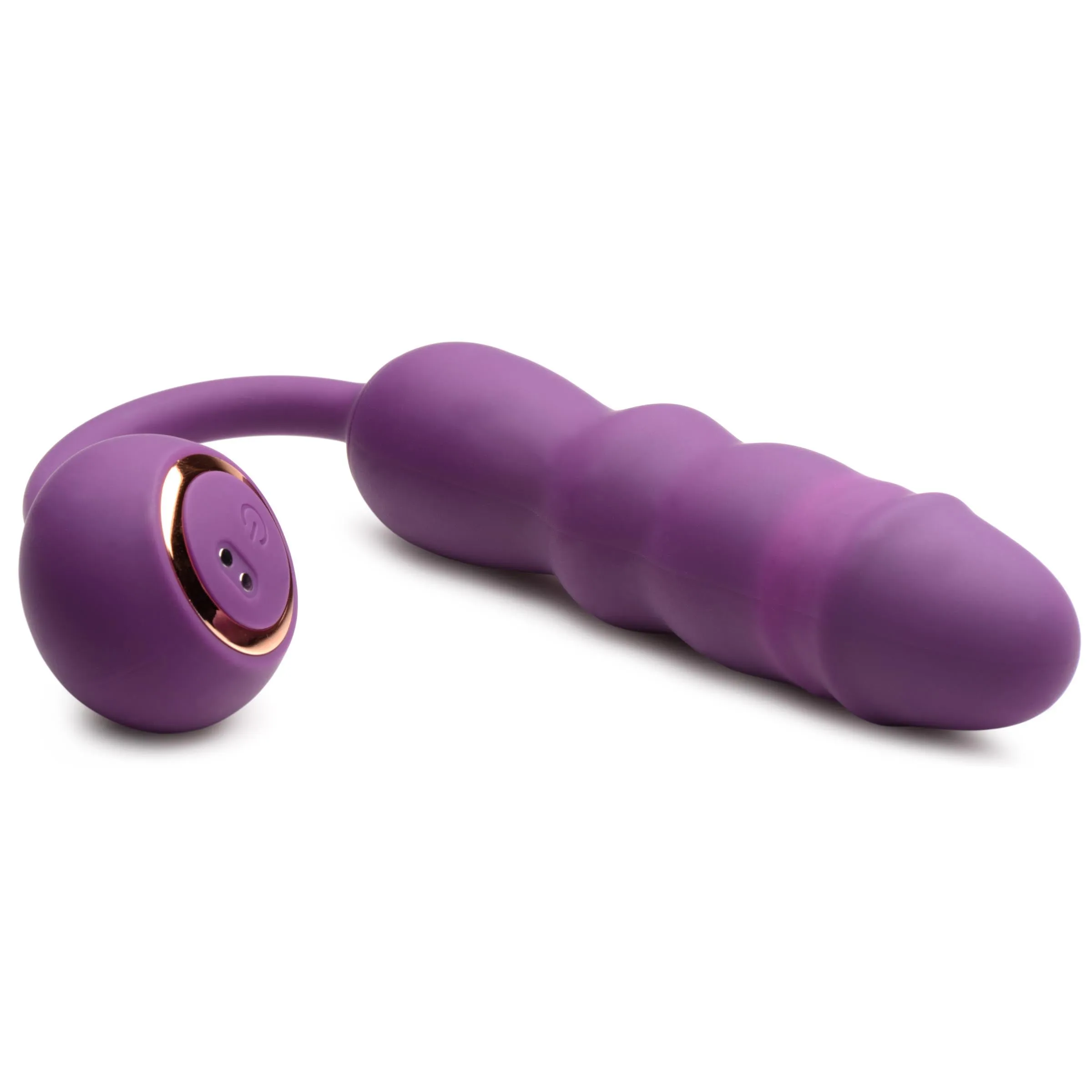 Thrust Thumper Thrusting Silicone Vibrator With Remote