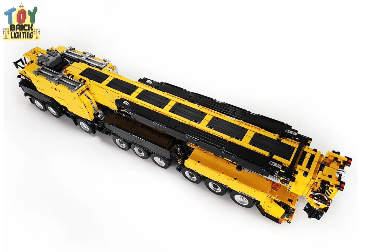 V2 Remote Controlled Liebherr LTM-1750 Mobile Crane w/ 1.8m Arm MOC Brick Set