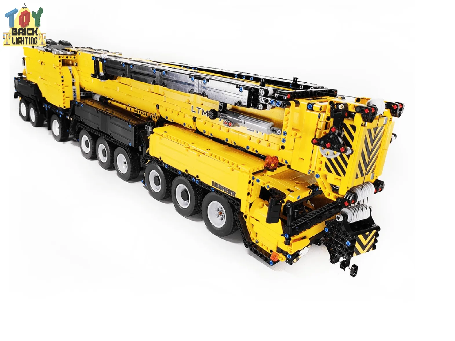 V2 Remote Controlled Liebherr LTM-1750 Mobile Crane w/ 1.8m Arm MOC Brick Set