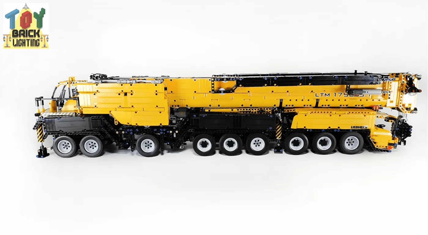 V2 Remote Controlled Liebherr LTM-1750 Mobile Crane w/ 1.8m Arm MOC Brick Set