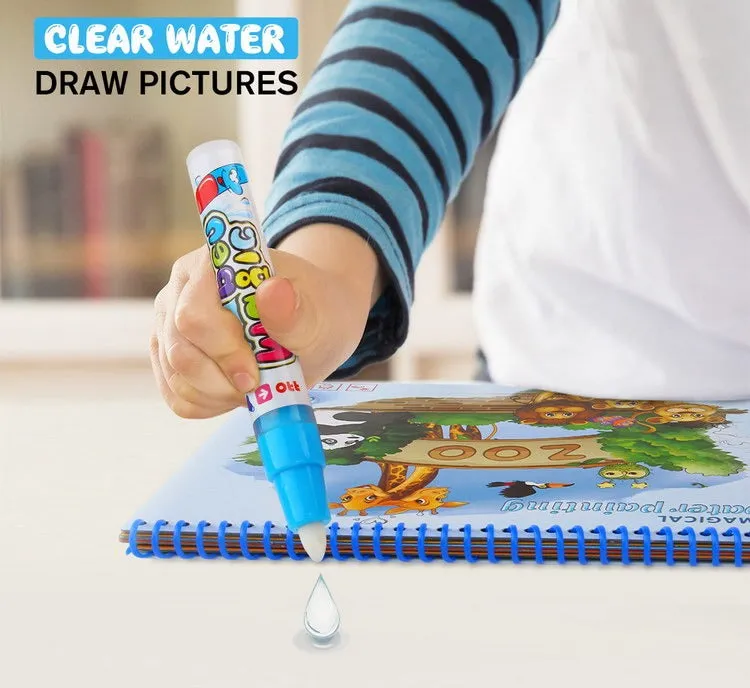 Water doodle Painting Drawing Book - Zoo