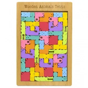 Wooden Animal Tetris