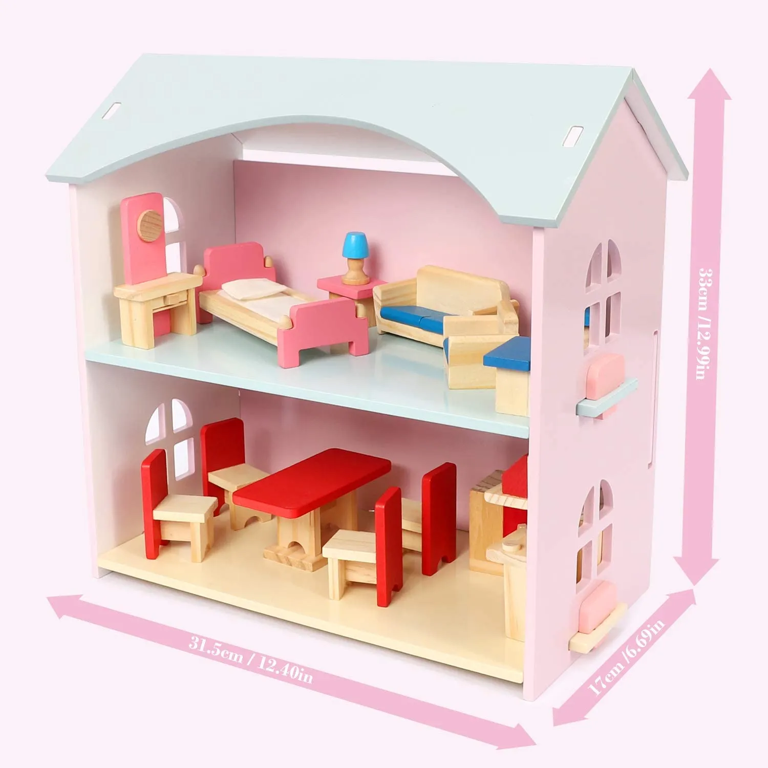 Wooden Dollhouse Toys