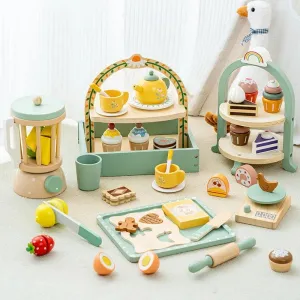 Wooden High Tea Play Set